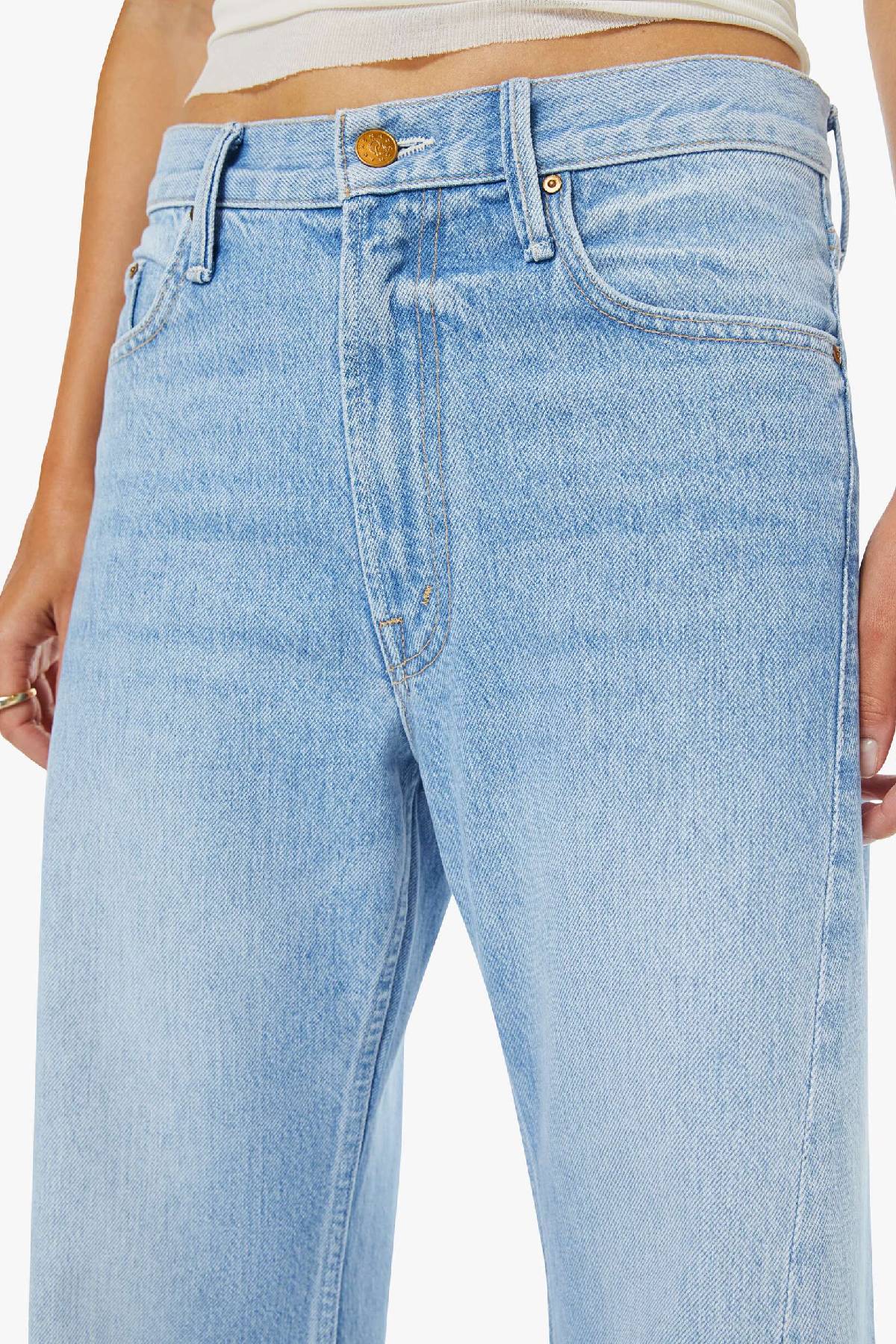 MOTHER The Lemon Twist Sneak Jeans - Munchies
