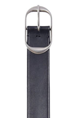Nili Lotan Nili Belt - Black W/Antique Silver Buckle