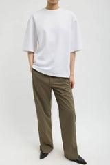 Tibi Active Knit Easy T-Shirt - White