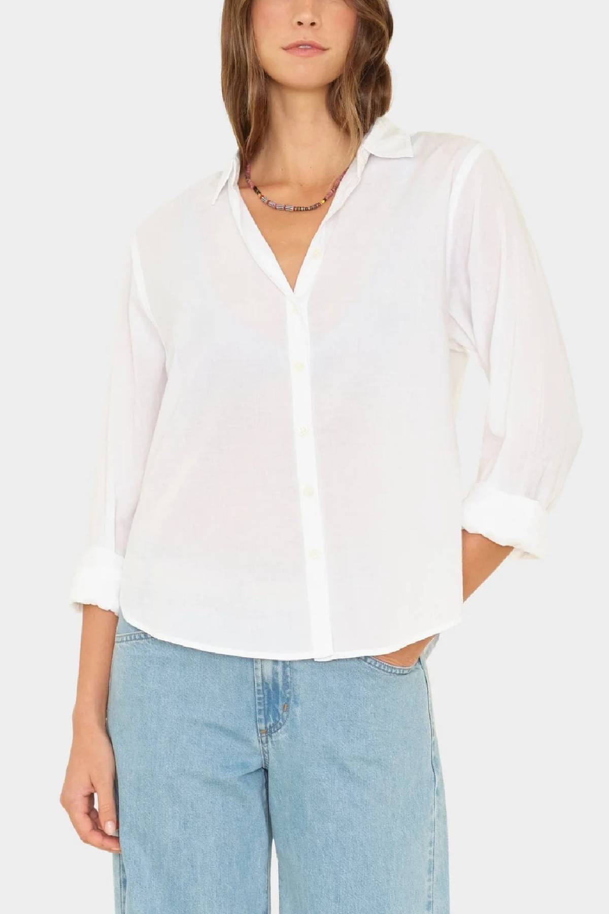 Xirena Bowie Shirt - White