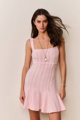 LoveShackFancy Tabatha Dress - Peach Sorbet