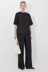 Loulou de Saison Havana Detailed T-Shirt - Black