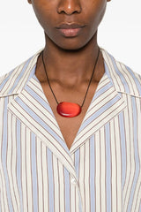 Forte Forte Short Sleeved Striped Shirt - Striped Plume