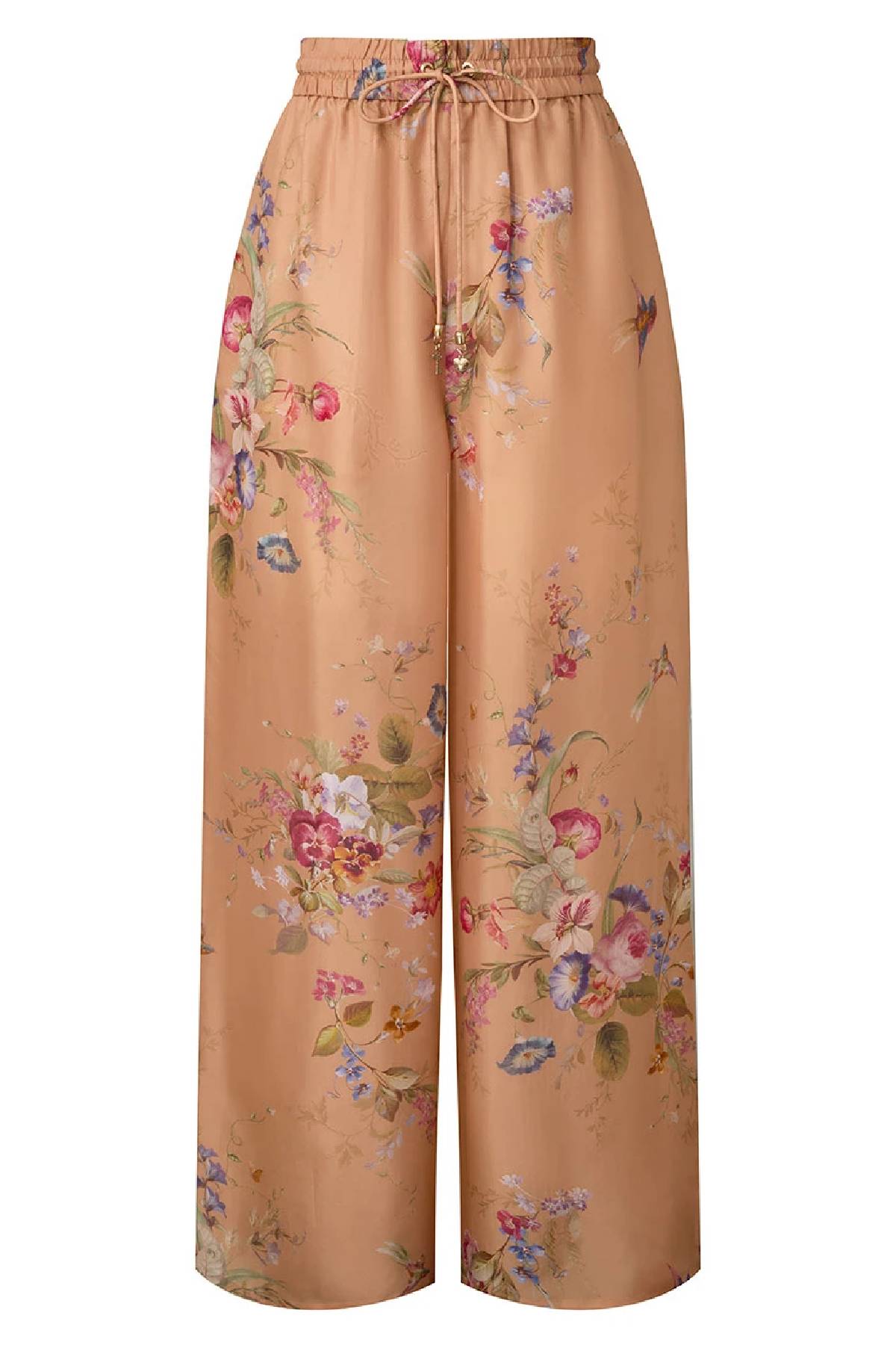 Zimmermann Patience Relaxed Pant - Tan Floral