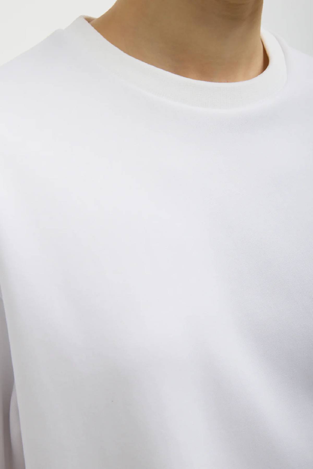 Tibi Active Knit Easy T-Shirt - White