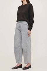 DL1961 Miro Barrel High Rise 28" Jeans - Storm Cloud