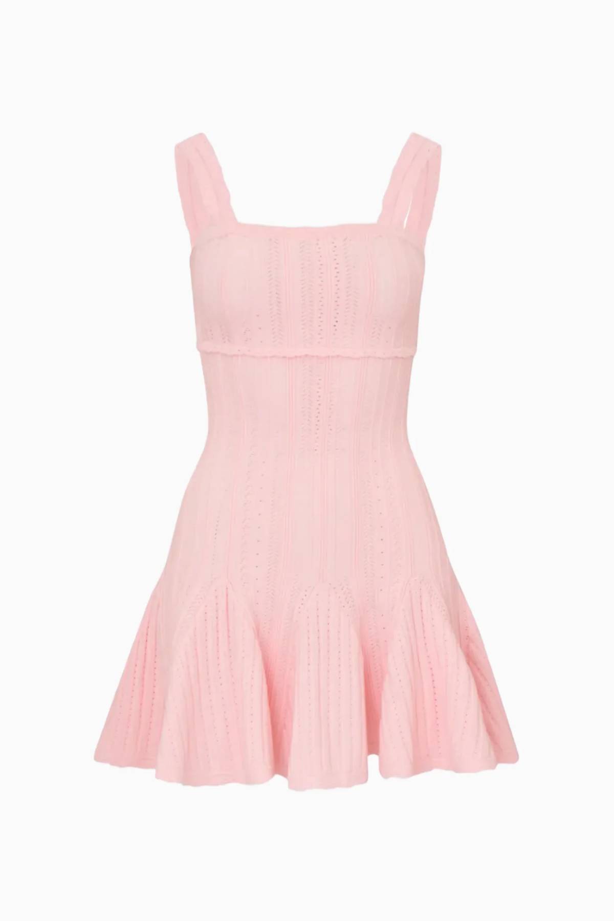 LoveShackFancy Tabatha Dress - Peach Sorbet