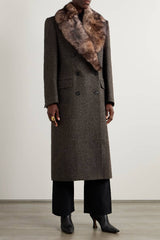 Nili Lotan Edina Coat - Bark Herringbone