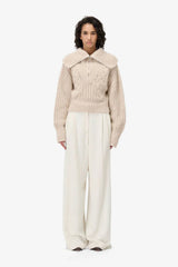 Iro Pallia High Waisted Trousers - Off White