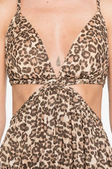 Zimmermann Wanderlust Braid Trim Dress - Leopard