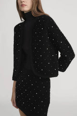 Frame The Embellished Jacket - Black