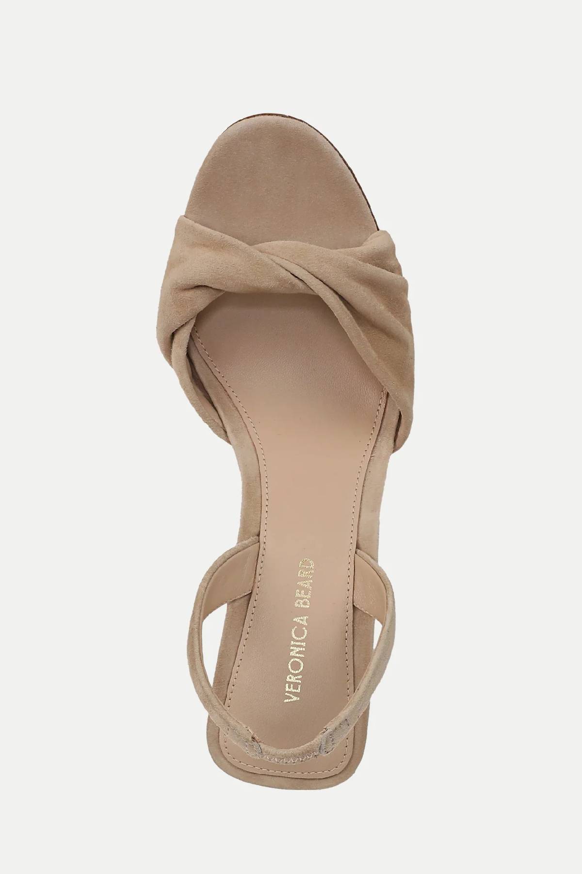 Veronica Beard Tullia Block Heel - Sand