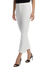 L'AGENCE Ketra Baby Bootcut Trouser - White