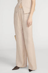 Frame The Linen Lounge Pant - Flax