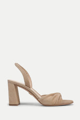 Veronica Beard Tullia Block Heel - Sand