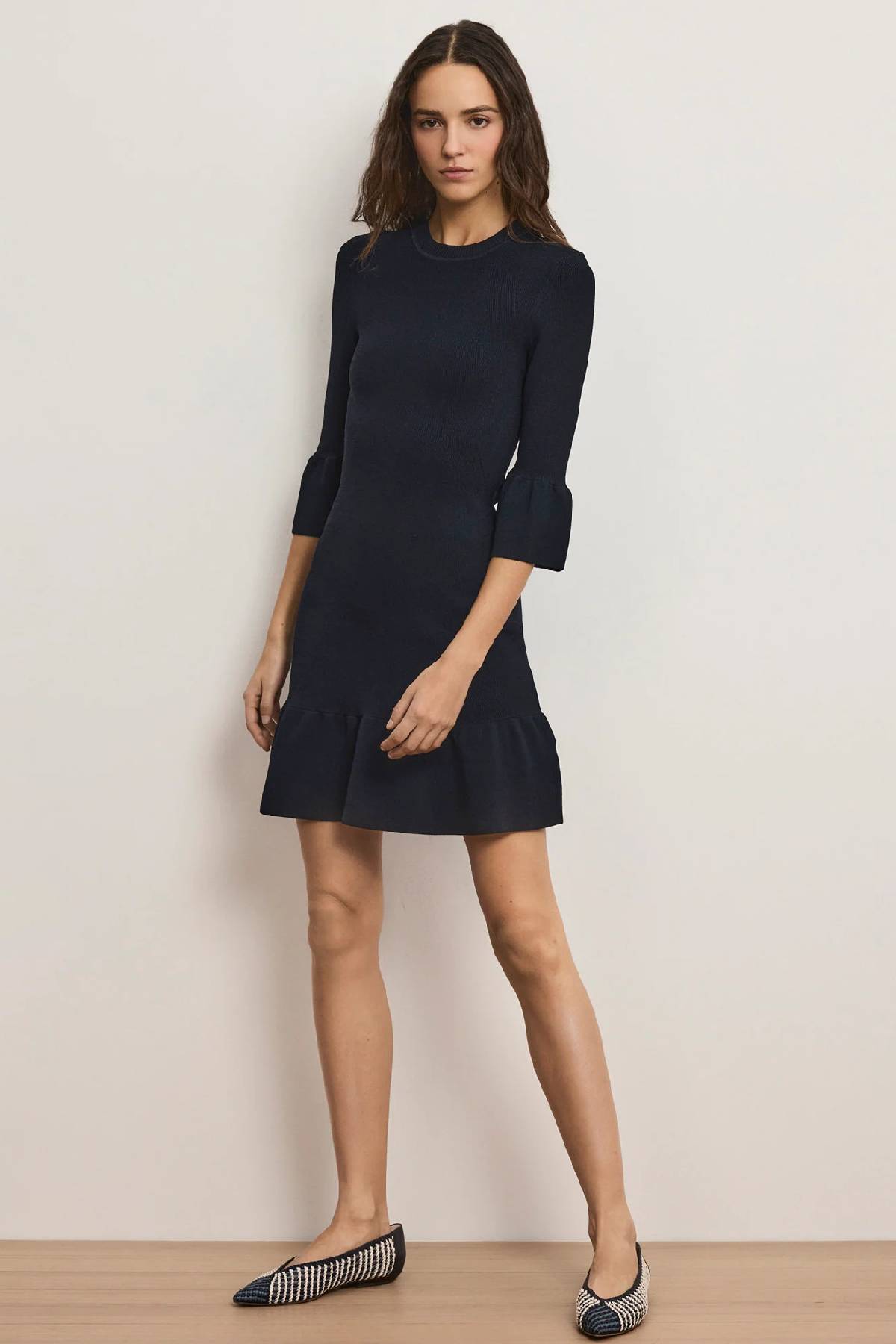 Veronica Beard Portia Knit Dress - Navy