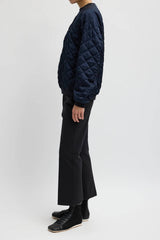 Tibi Cozy Quilting Sweatshirt - Navy