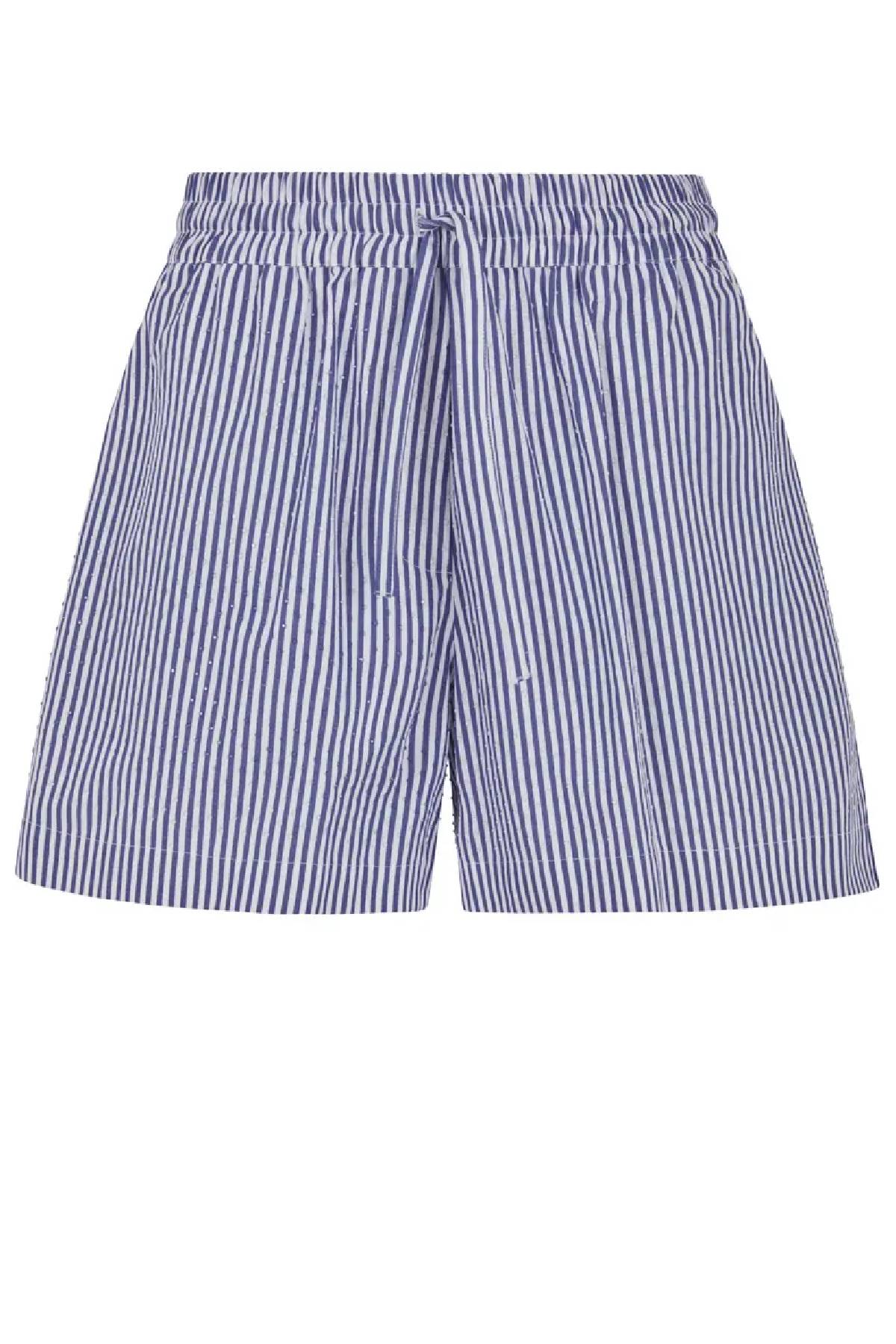 P.A.R.O.S.H. Cashine Shorts - Fantasia Bluette