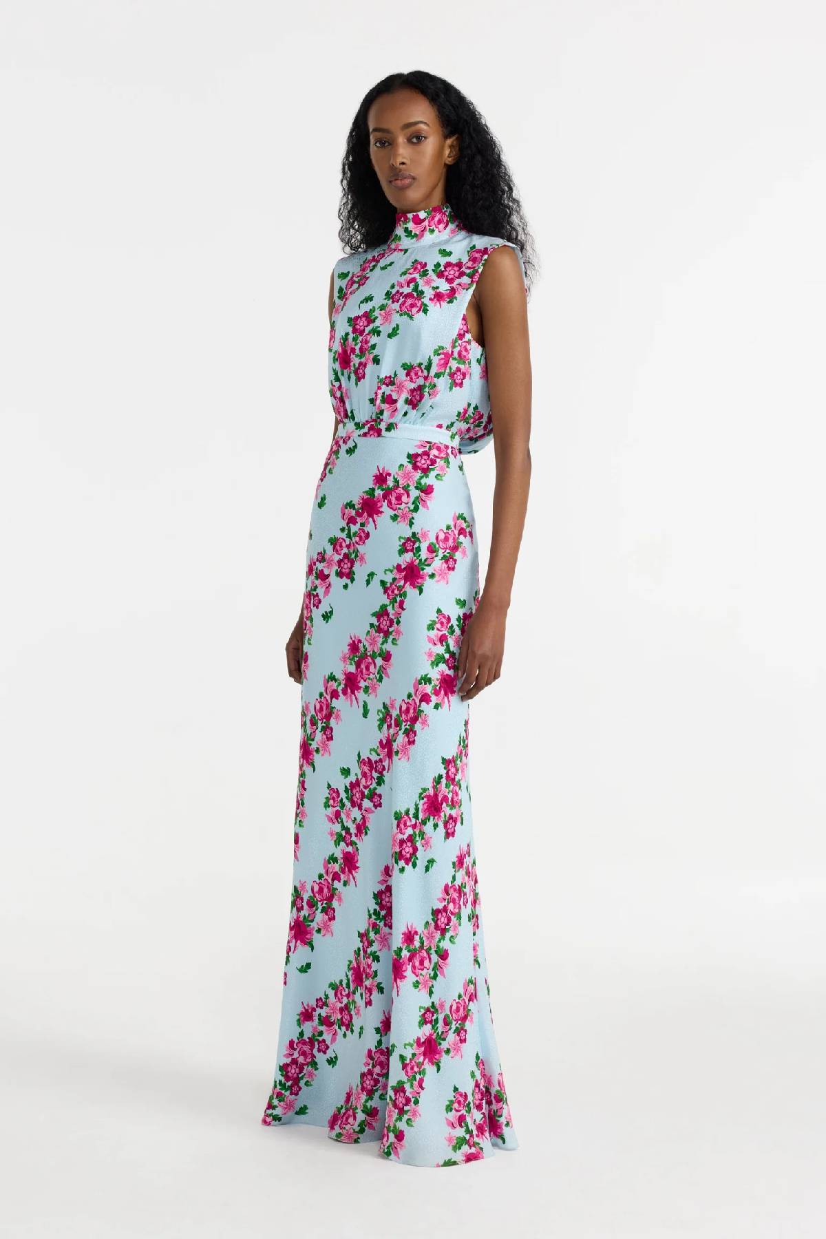 Saloni Fleur Dress - Bellis Stripe