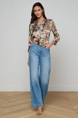 L'AGENCE Scottie Wide Leg Jean - Anaheim