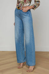 L'AGENCE Scottie Wide Leg Jean - Anaheim
