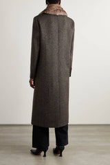 Nili Lotan Edina Coat - Bark Herringbone
