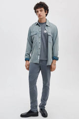 Rag & Bone Men's Sour Face Embroidered Tee - Shade Grey