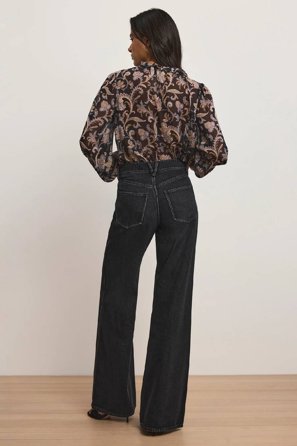 Veronica Beard Hickory Blouse - Black Multi