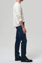 Citizens of Humanity Men's Elijah Straight Tropical Denim Jeans - Tinted Dark