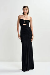 Essentiel Antwerp Strapless Maxi Dress - Black