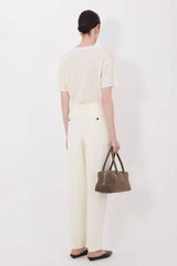 Loulou de Saison Alio Pleated Tailored Pants - Ivory