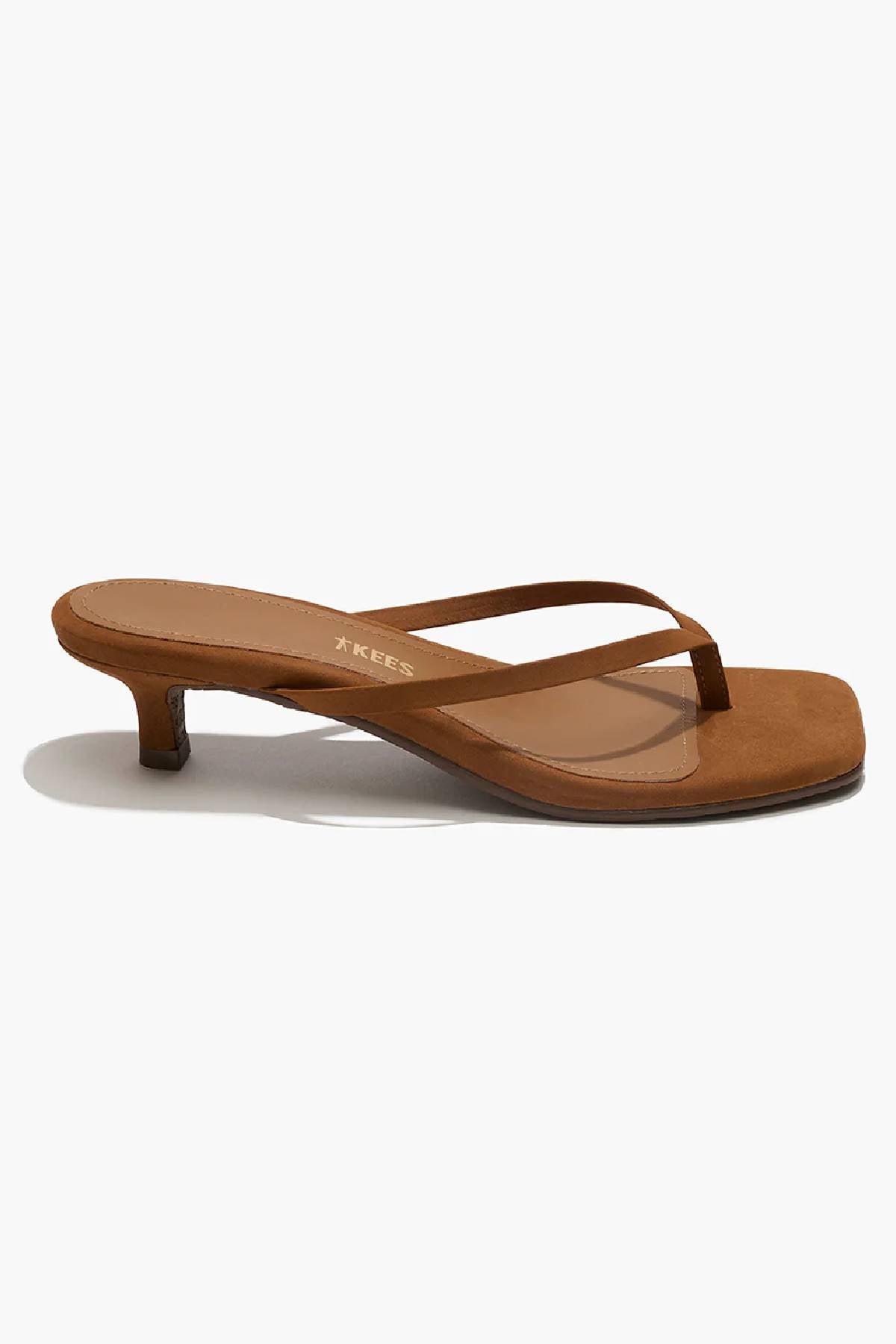 Tkees Square Toe Julia Suede - Camel Suede