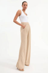 Veronica Beard Marbeau Pant - Stone Khaki