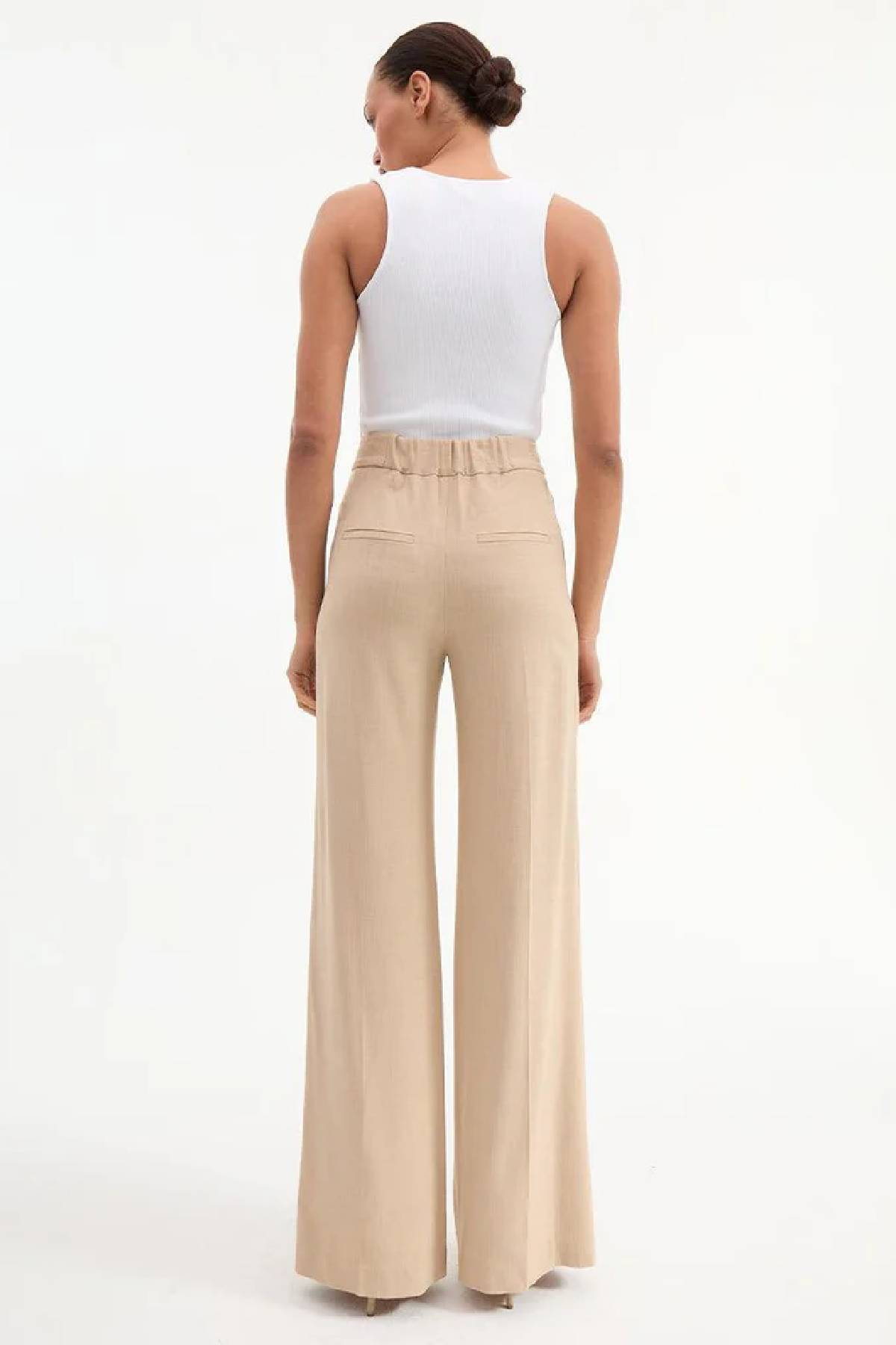 Veronica Beard Marbeau Pant - Stone Khaki