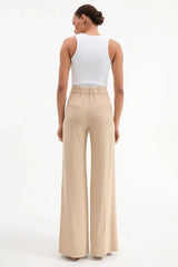 Veronica Beard Marbeau Pant - Stone Khaki