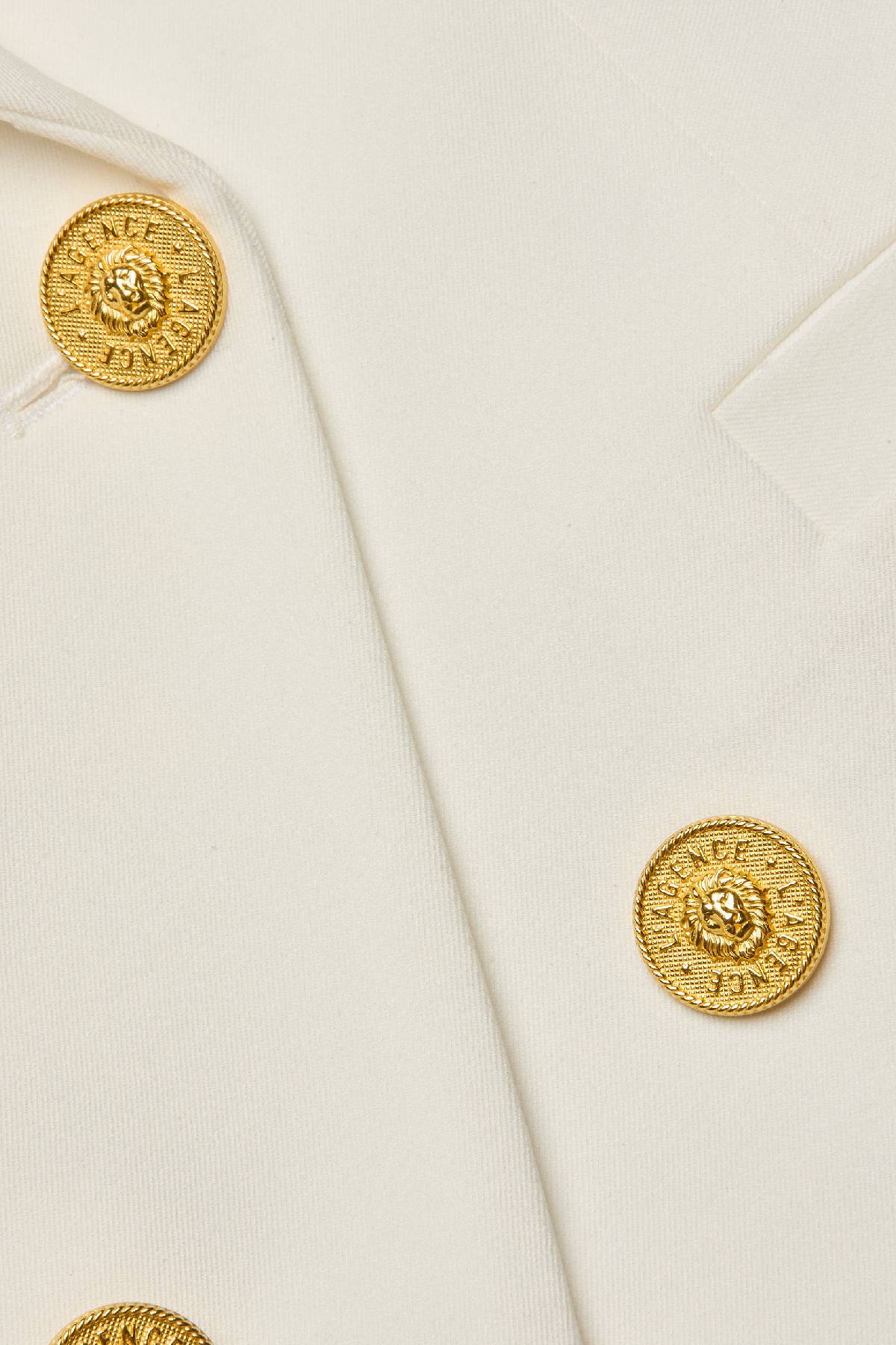 L'AGENCE Kyomi Double Breasted Blazer - White
