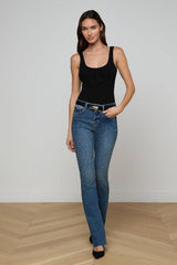 L'AGENCE Ruth Straight Leg Jean - Fair Oak