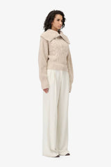 Iro Pallia High Waisted Trousers - Off White