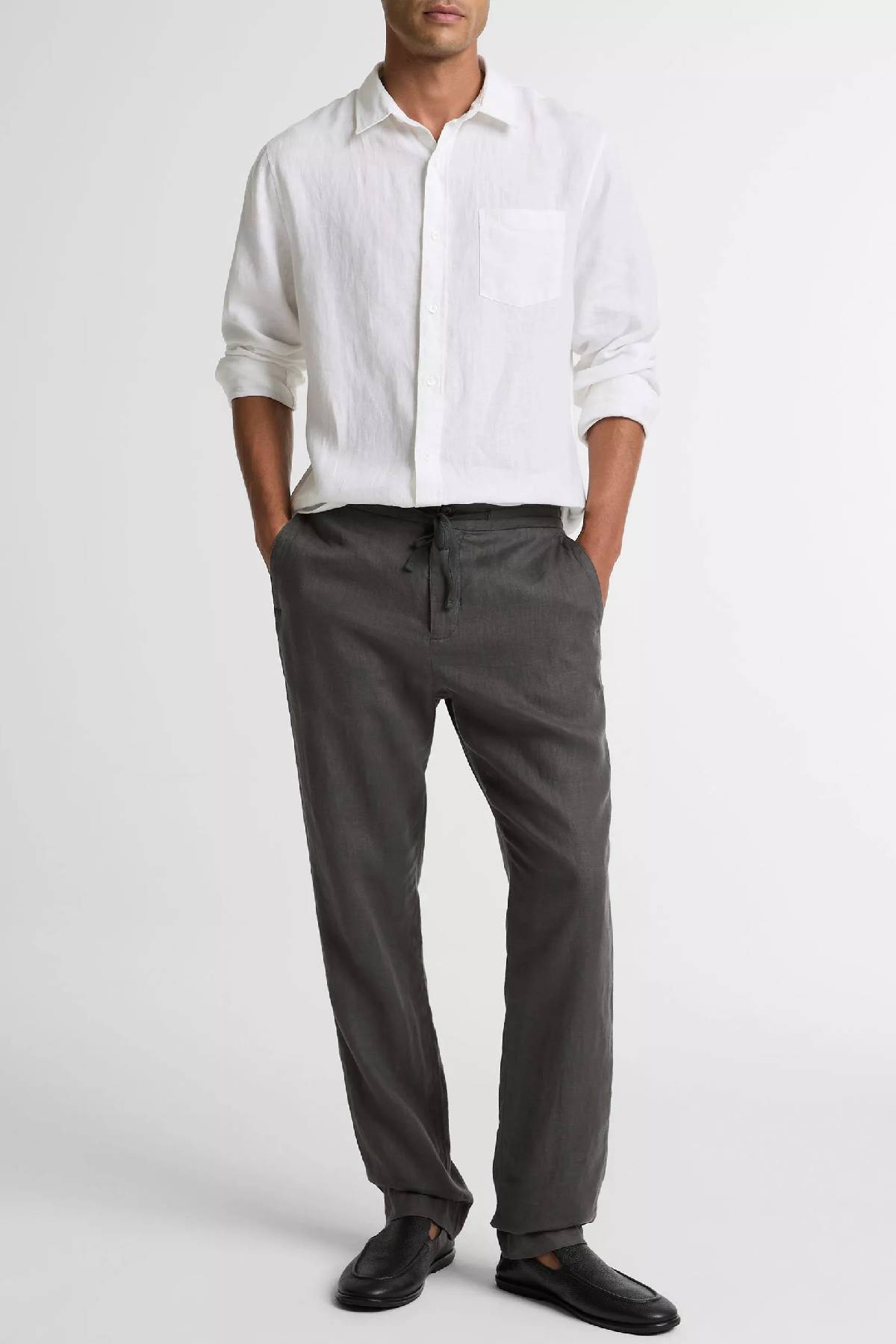 Vince Men's Lightweight Hemp Pant - Slate