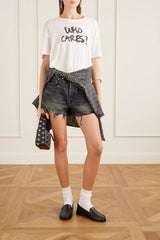 R13 Who Cares Relaxed Tee - Off White