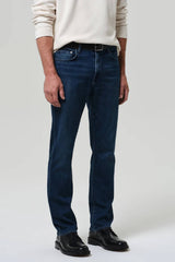 Citizens of Humanity Men's Elijah Straight Tropical Denim Jeans - Tinted Dark