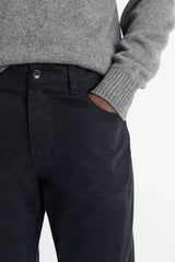 Vince Men's Dylan Slim 5-Pocket Stretch Cotton Pant - Black
