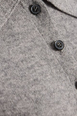 Nili Lotan Prescott Sweater Polo - Heather Grey