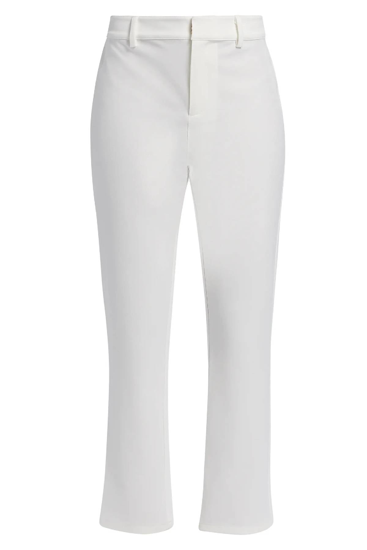L'AGENCE Ketra Baby Bootcut Trouser - White