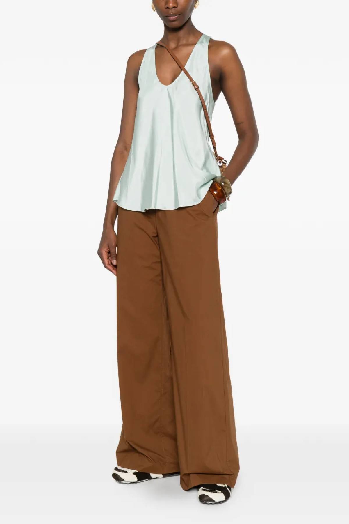 Forte Forte Viscose Twill Top - Plume