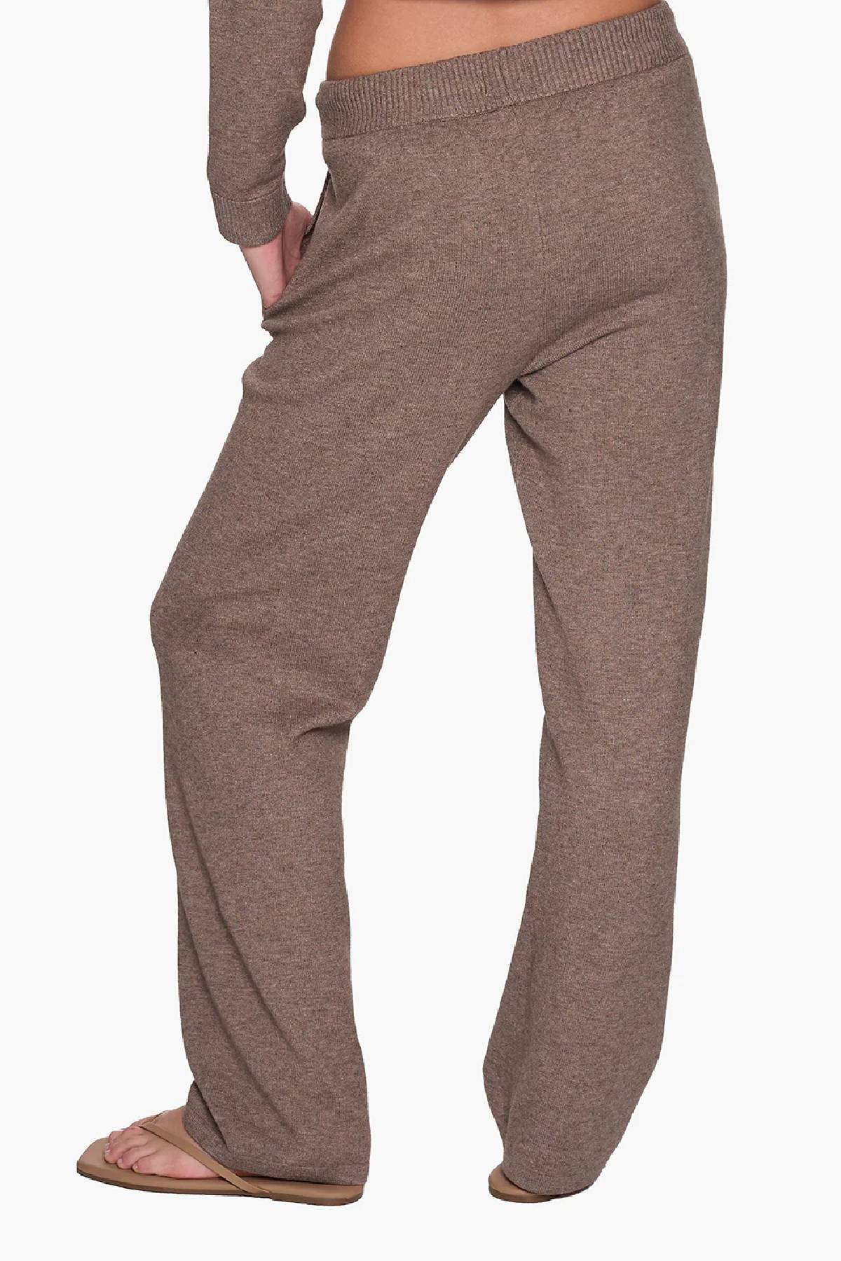 Tkees Sweater Pants - Heather Brown