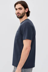 Rag & Bone Men's Garment Dye Classic Pocket Tee - Salute