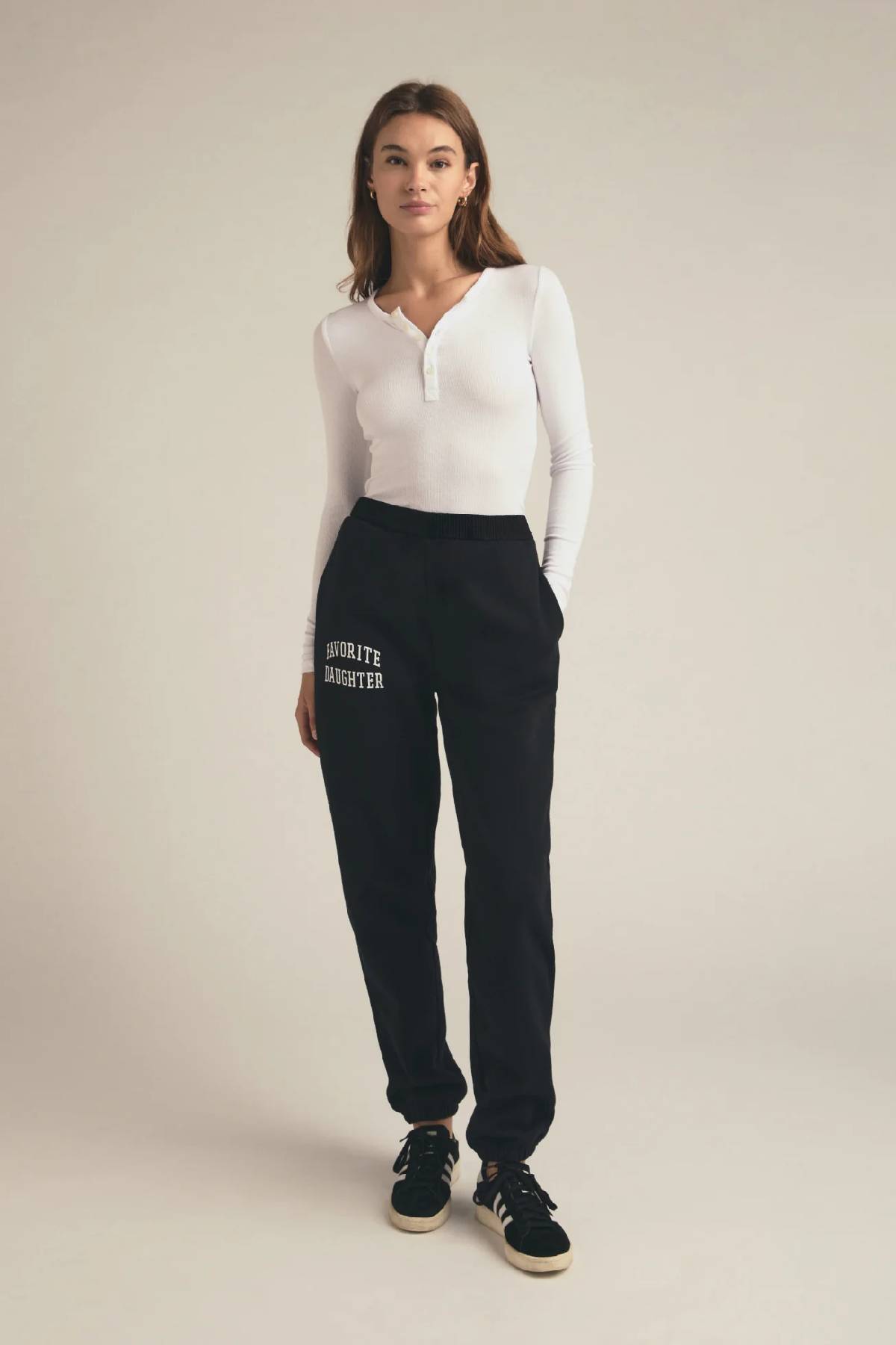 Favorite Daughter The Collegiate Jogger - Black