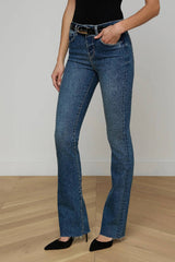 L'AGENCE Ruth Straight Leg Jean - Fair Oak