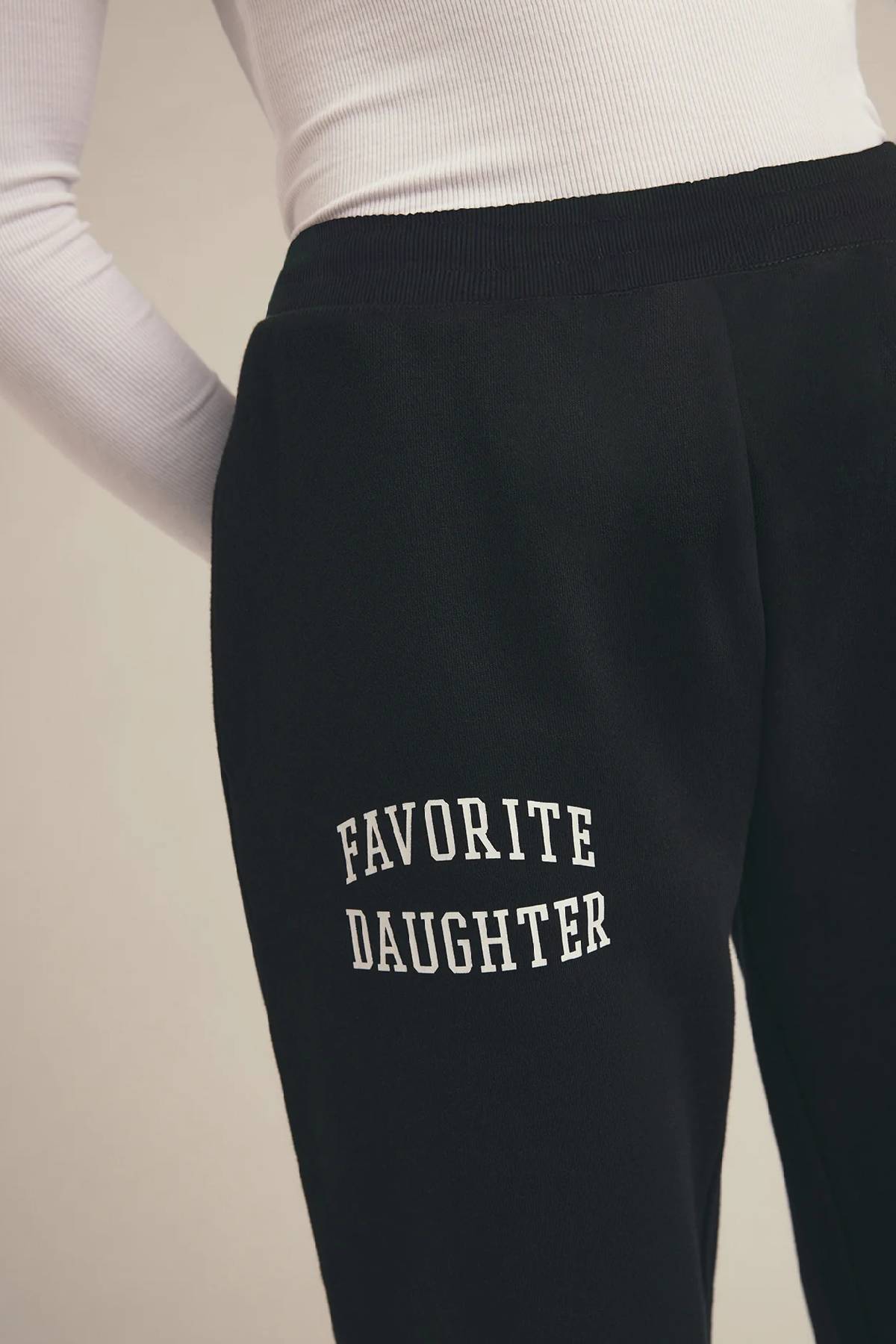 Favorite Daughter The Collegiate Jogger - Black